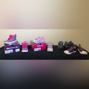 Toddler girl sneakers, size 8